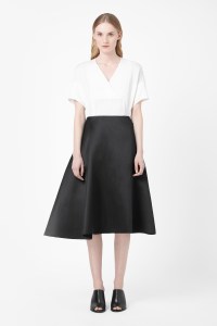 COS ASYMMETRIC ORGANZA SKIRT