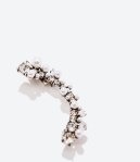 Zara pearl and stone cuff earrings