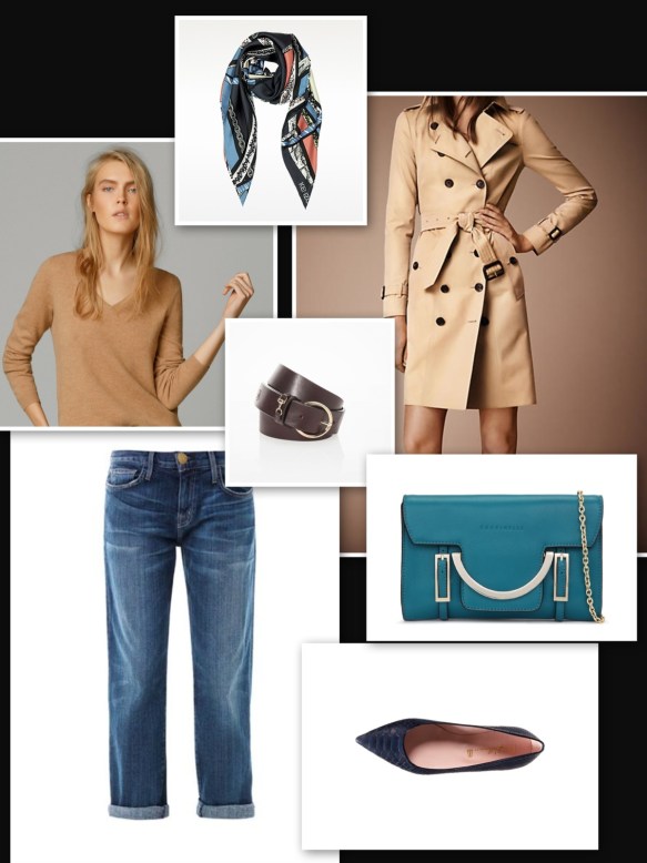 Boyfriend jeans, trench