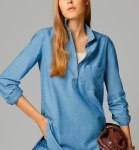 Massimo Dutti ARGE DENIM BLOUSE