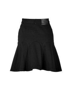 MCQ ALEXANDER MCQUEEN Godet Denim Skirt
