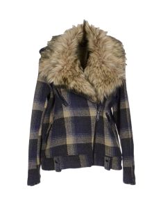Denim & Supply Ralph Lauren tartan and faux fur jacket