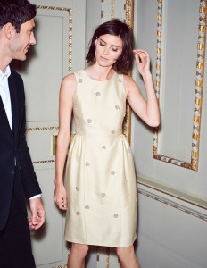 Boden EMBELLISHED SPOT DRESS cream