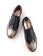 Boden THE LACE UP navy & warm pewter