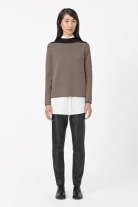 Different lenghts, shirt longer then sweater