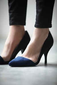 Jeffery Campbell + Freepeople Meridian Heel navy