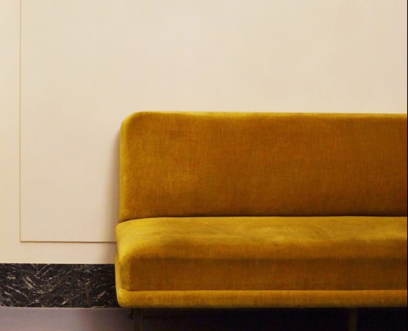 Mustard sofa