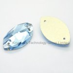 Aqua-Blue-Rhinestone-7X15mm-Navette-Shaped-Flat-Back-Rhinestones
