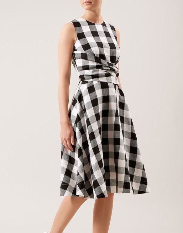Hobbs Twitchill Check Dress