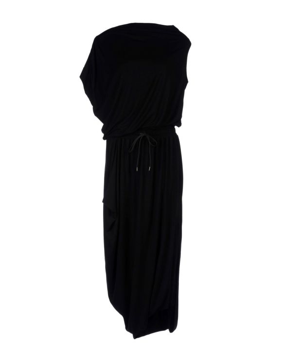 VIVIENNE WESTWOOD ANGLOMANIA Long dress (asymmetric sleeves black)