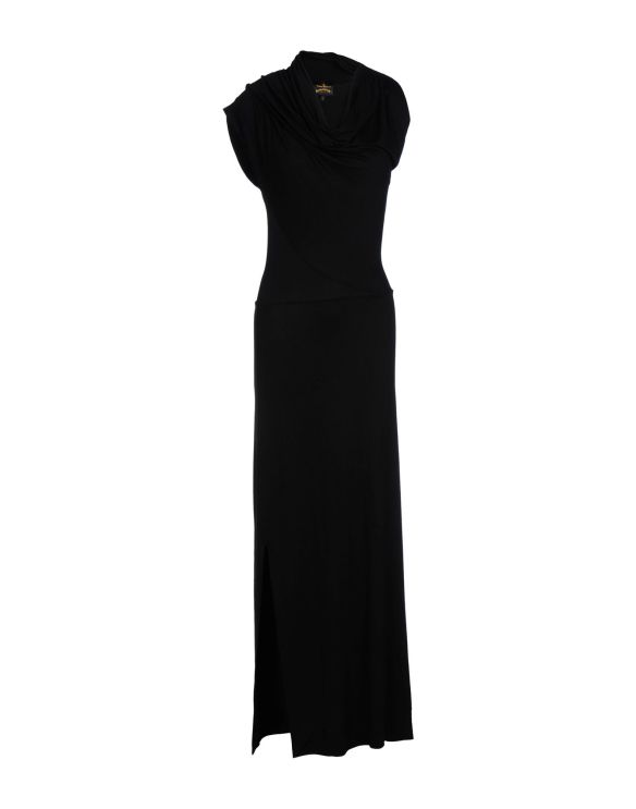 VIVIENNE WESTWOOD ANGLOMANIA Long dress (shawl collar black)