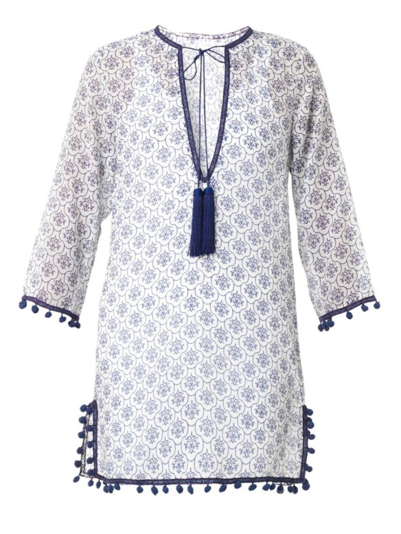 TALITHA Kanisha-print cotton silk-blend kaftan