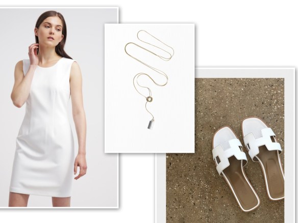 White shift dress (miserable)