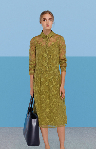 Finery Ivy Embroidered Shirt Dress