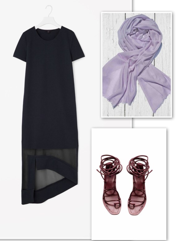 Navy blue + lilac + burgundy 2