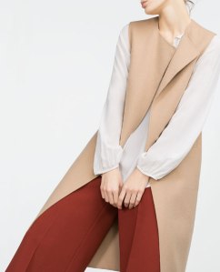 Zara long waistcoat