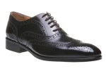 Bata black classic brogues