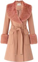 miss-selfridge-faux-fur-cuff-and-collar-coat